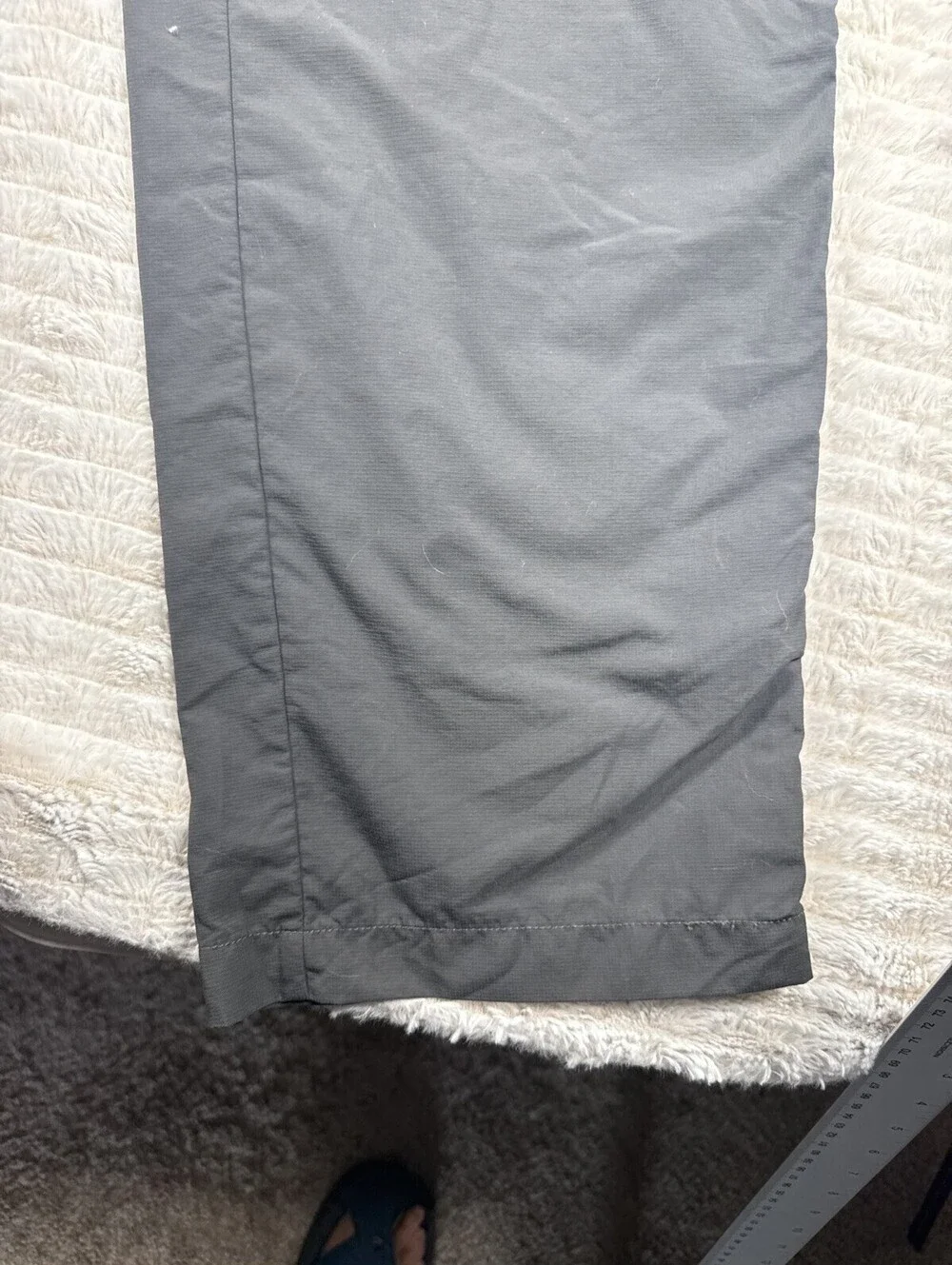 North Face Men 38x30 Gray Gorpcore Paramount Trail Convertible Pant Short Hiking